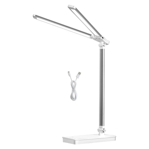 Emitto Double Head Desk Lamp LED Light Eye Caring USB LI0569
