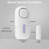 Wireless Doors When Opened with Remote,Door Security Sensor Chime Window Pool Door V1192-AZ-W-23115