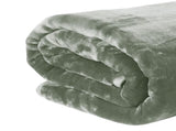 Laura Hill 600-GSM Mink Blanket Queen Size Double-Sided Soft Plush Bed Faux Throw Rug Wine Sage MINK-SG