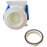 2-Pack Honey Gate Valve with Screwdriver for Buckets - Plastic Bottling Tap for Honey Extracting V1366-AZ2-W-14360