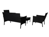 Levede 4PCS Outdoor Furniture Setting OD1017-BK