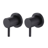 Bathroom Shower Bath Hot and Cold Mixer WATERMARK Certified in Black V63-847871