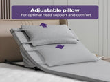 Equipmed Electric Adjustable Bed Backrest, German-Engineered Power Lifting Back Support with Remote V219-HBRELEEQFL3A