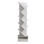 Artiss Tree Bookshelf 9 Tiers - ECHO White FURNI-E-SHELF-9T-WH