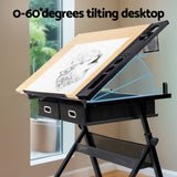 Artiss Drawing Desk Drafting Table DRAW-DESK-ST19-OA