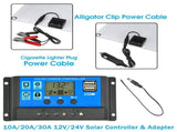 20A Solar Charge Controller, Solar Panel Charger Controller, Multi-Function Adjustable LCD Display V1370-AZ4-06359