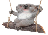 Swing Koala Sculpture Cartoon Synthetic Resin Animal Statues Decoration for Garden Decoration V1294-YM0717-3111220245911