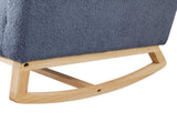 Levede Rocking Chair Ottoman Footrest With Side Pocket CH1146-NV