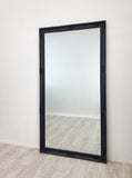 French Provincial Ornate Mirror - BLACK - X Large 100cm x 190cm V292-MIRR-FRN003