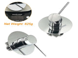 Watermark Round Pin Lever Hot Cold Water Mixer Bathroom Shower Tap Valve Chrome V1233-KRD201CR