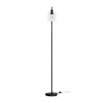 Artiss Floor Lamp Light Stand Modern Home Living Room Office Reading Glass Shade Black LAMP-FLOOR-SF-JF5470