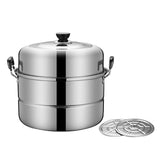 Thickened Stainless Steel Steam Pot Multi Layer Multipurpose Large Stock Cooking Pot for Induction V1294-YM0901-3113230402211