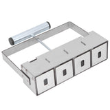 4 Grids Manual Soil Blocker Soil Blocking Tool for Seedlings Greenhouse Plant Growing Tool V1294-YM0721-3111210058811