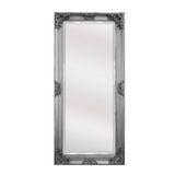 Deluxe French Provincial Ornate Mirror - Antique Silver - 90cm x 170cm V292-M-DLUX-M-SILVER