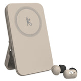 Kreafunk Tocharge Go Powerbank Earbuds - Ivory Sand V398-KFTE89