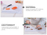 Portable Grey Cutting Board with Marble Pattern, 1Pc PP Chopping Block for Home Kitchen Use V1370-AZ4-10782