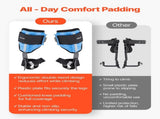 Tree Climbing Spikes, Height-Adjustable Tree Climbing Gear with Straps & Padding Cushion, 159 kg V952-XPSZZDPKQMFHCUIBM001V0