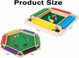 Shut The Box-Wooden Dice Board Game, Funny Shut The Box Game 2-4 Player, Board Games Gift for V1189-LWWAL-20260325-00284