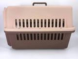 YES4PETS Large Airline Dog Cat Crate Pet Carrier Cage With Tray And Bowl Brown V278-AA3_BROWN