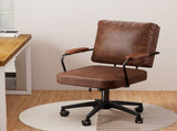 Levede Office Arm Chair Leather Executive Chairs OF1048-BR