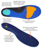 Archline Active Orthotics Full Length Arch Support Pain Relief Insoles - For Work - M V563-ARO210-M