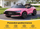 Ride On Car Licensed Audi RS3 Car for Kids 12V Remote Control Pink RCAR-LS-AURS3-PK