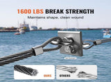 T316 Stainless Steel Cable 3.18mm 7x7 Steel Wire Rope 152.4m Cable Railing V952-FHGSSFH31618GCIQIV0