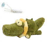 Interactive Rechargeable Electric Plush Dog Toys with Vibration and Sound Self-Playing Wiggling V1341-ZY-TKDAZG5W-CROCODILE