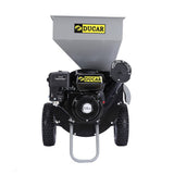 Ducar 7HP Wood Chipper Shredder Mulcher Petrol Silver Black WCP-Z05-SLBK