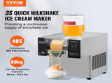 Commercial Snowflake Ice 176.4LBS/24H Snowflake Ice Maker, Stainless Steel Ice Shaver V952-FLXNBJFLLEDPEG7B6V3