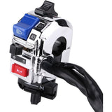 Motorcycle Handlebar Switch,7/8Inch Left And Right Control Switch Headlight Turn Signal Horn High V1188-MS-227-0933