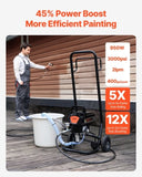 Stand Airless Paint Sprayer, 950W 3000PSI High Efficiency Electric Airless Sprayer With Cart, Fine V952-ZSSGYWQPTJLSXA6A7V3