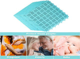 6 Pack Rubber Floor Tiles Drainage Pools for Floor, Modular Interlocking Cushion Shower V1370-AZ4-06337