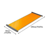 Sliding Exercise Mat Ski Trainer Board with Shoe Covers Full Body Workout Equipment for Home Fitness V1308-DSZKI-1669-2