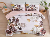 Floral Comforter Set, King Size, Blush Floral 3-Piece Bedding, Soft Microfiber for All Seasons V745-MAB010807AJ3