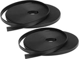 2 Rolls 1" RV Trim Molding Insert Total 200 ft Black Vinyl Trim Insert Screw Cover Waterproof Vinyl V1258-DP02-C-3071