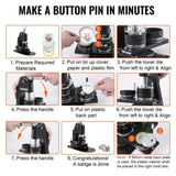 VEVOR Button Maker Machine Badge Pin Machine 1.25"+2.25" 500Free Parts Press Kit V952-DGNBJSKXZJZHS2URAV0