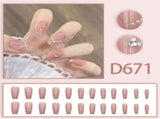 12 boxes / 288 pieces, cool spicy simple French sparkling diamond line sweet style hot-selling V1106-HECDJ-002
