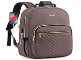 Stylish Laptop Backpack for Women Large Capacity 27L Computer Bag with 15.6 Inch Compartment, USB V1107-CS-XSBJBBBZ