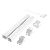 VEVOR Mini Split Line Set Cover 76.2mm W 2270mm L, PVC Decorative Pipe Line Cover For Air V952-BSKSQFTSKDGXVBQRUV0