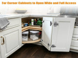 165&deg & 135&deg Soft Close Cabinet Hinges for Lazy Susan Bifold Doors, Concealed European Hinges, Full V1107-994-21441