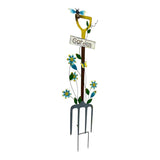 Colour Fork Garden Stake / Wall Decoration 97cm V637-71304FRK