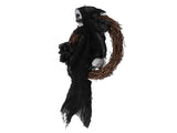 Halloween Ghosts Wreath Front Door Hanging Wreath Ghosts House Decoration Props Halloween Ornaments V1294-YM0523-3115210139411