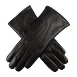 DENTS Ladies Premium Kangaroo Leather Cashmere Lined Gloves Winter Womens - Black V563-77-0037-XL