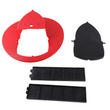 Flip Rat Trap Durable Automatically Reset Mousetrap for Indoor Outdoor Mouse CatchRed V1294-YM0901-3117210132412