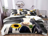 Bouquet Solenne Bloomscape Quilt / Doona / Duvet Cover set V745-AQ044126Q3