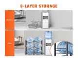 3 Tiers Water Jug Holder, 5 Gallon Water Bottle Holder, Double Row Water Bottle Rack for 6 Bottles, V952-5JLTZSSTSTZCFE4HKV0