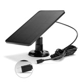 Solar Panel for Blink Camera 4W Outdoor Solar Charger with 9.84ft Cable! C Black Smile Home C Black V1189-LWWAL-20260327-04490
