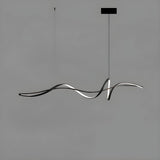 BAMDECOR A036 Modern LED Linear Pendant Lights with Dimmable LED and Adjustable Hanging Length 160cm V255-A36-L160-A
