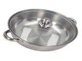 28cm/11.0in 2Layer Stainless Steel Steamer Pot Steaming Grid Cooking Pot with Handle V1294-YM0901-3118210244811
